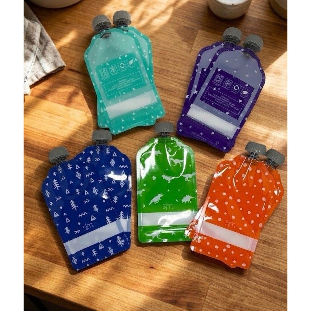 Simple Modern Reusable Baby Food Pouches Toddlers BPA Free Plastic 9 Bag New 5oz